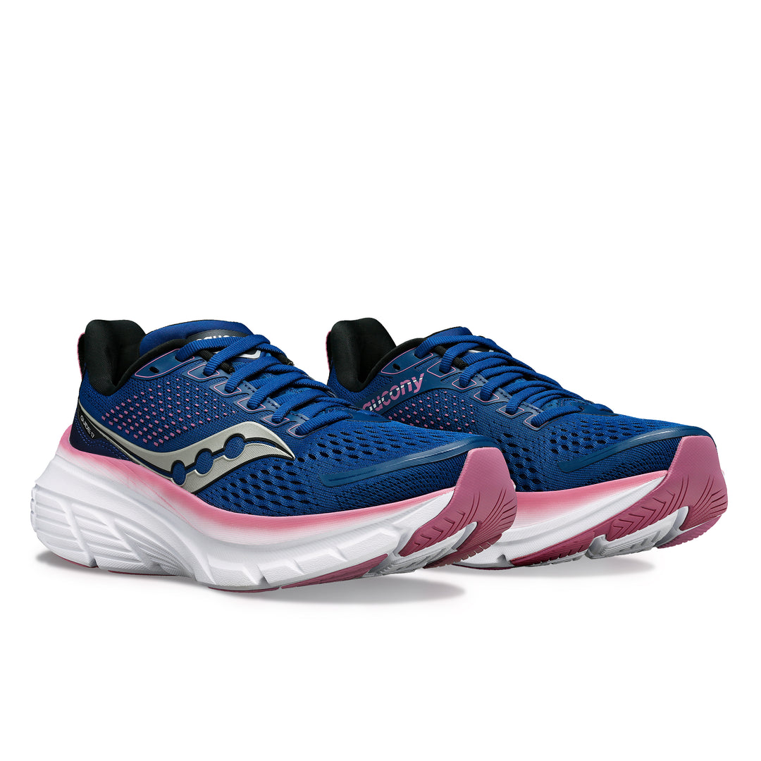 Saucony Guide 17 Wide (Womens) - Navy/Orchid