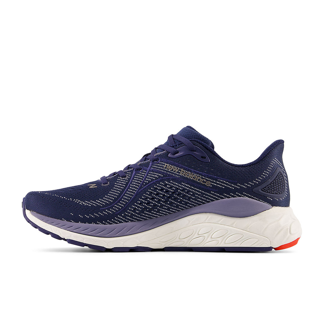 New Balance Fresh Foam X 860 v13 Wide (Mens) - Navy with ginger lemon and neo flame