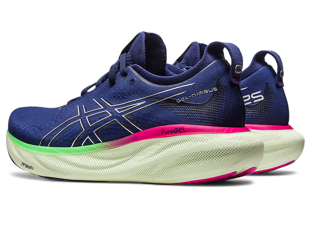 Asics Gel Nimbus 25 Womens Indigo Blue Pure Silver