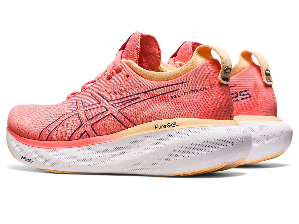 Asics Gel Nimbus 25 Womens Papaya Dusty Purple Prosportswear