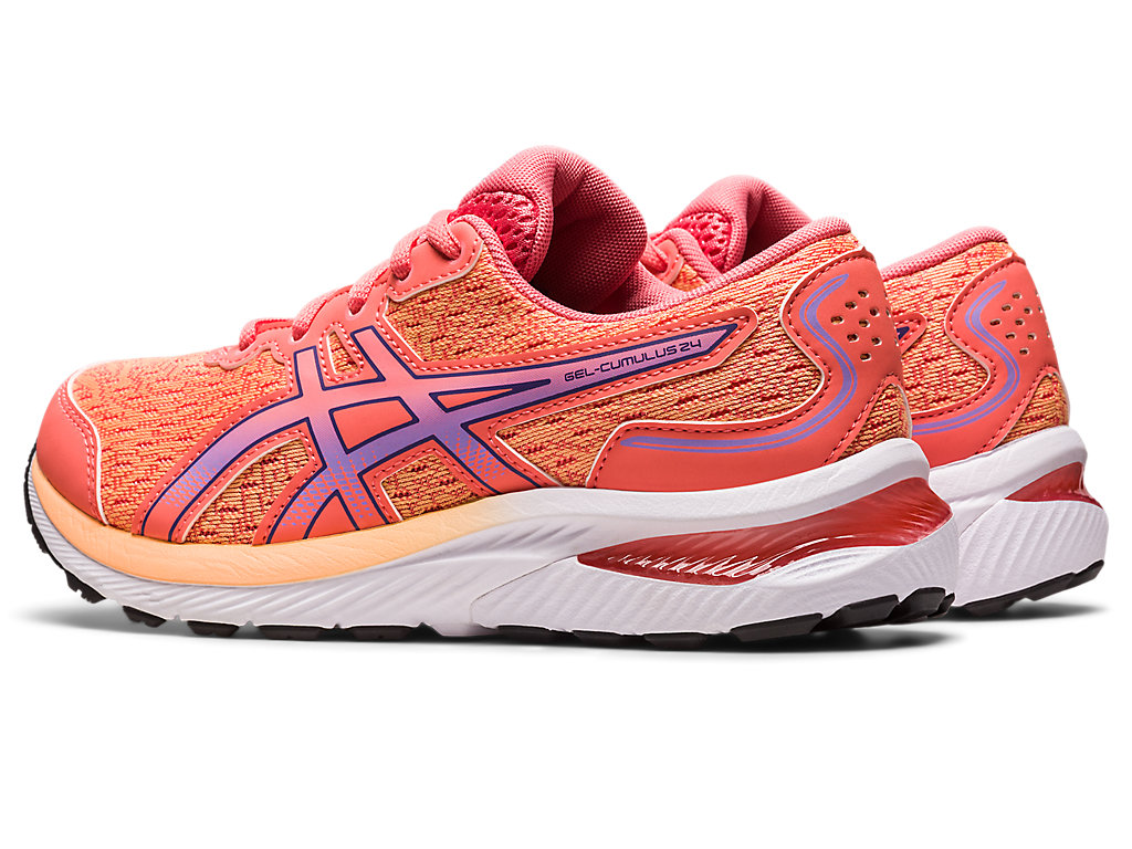 Asics Gel Cumulus 24 GS Junior Papaya Dusty Purple