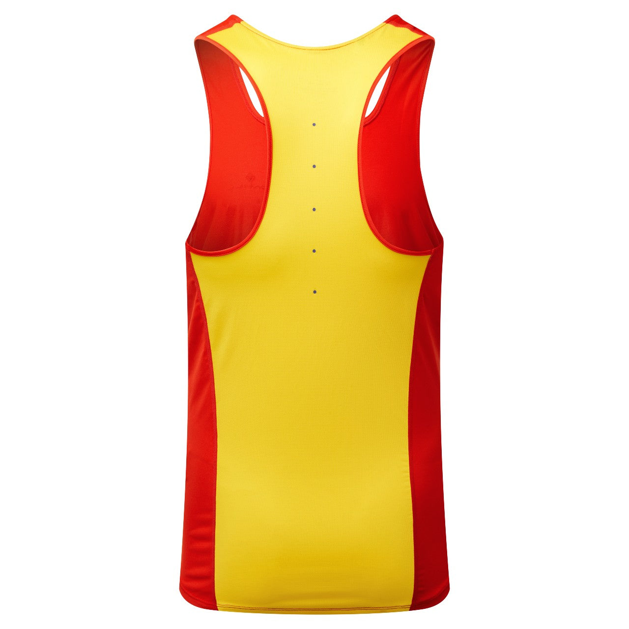Tech Revive Racer Vest (Mens) - Flame/Solar - RunActive