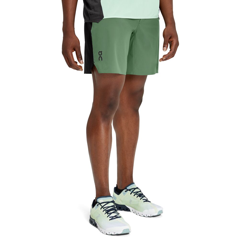 Lightweight Shorts (Mens) - Ivy/Black - RunActive