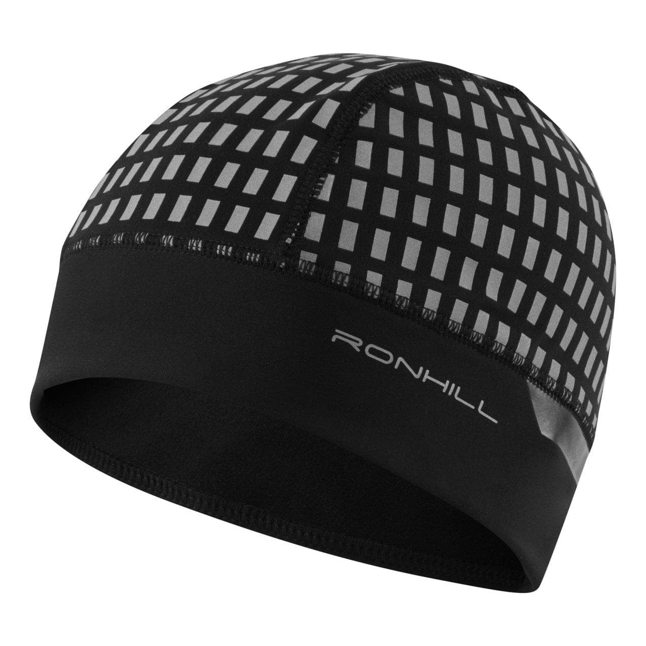 Ronhill Afterhours Beanie -  Black/White/Reflective