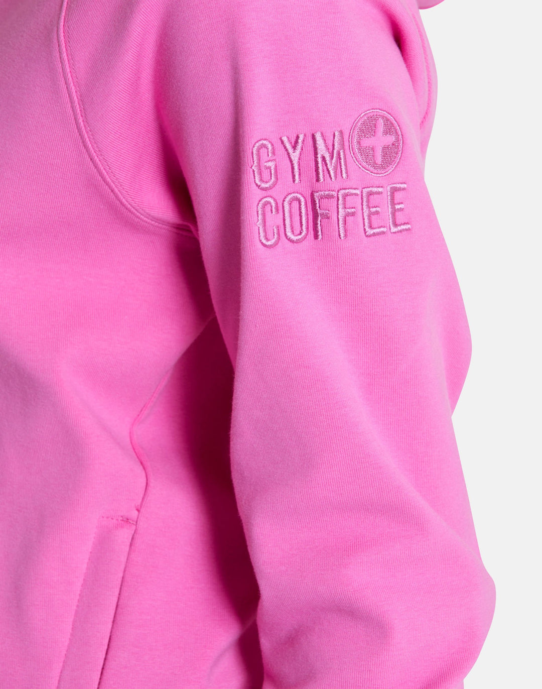 Gym+Coffee Essential Hoodie (Womens) - Empower Pink