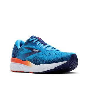 Brooks Ghost 16 (Mens) - Bonnie Blue/Blue Ribbon/Orange