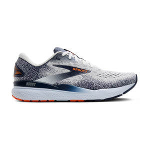 Brooks Ghost 16 (Mens) - White/Peacoat/Orange