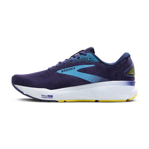 Brooks Ghost 16 (Mens) - Blue/Bonnie Blue/Yellow