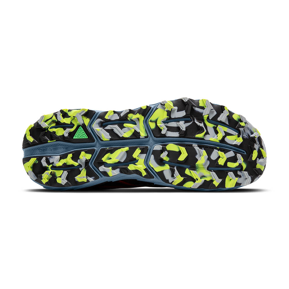 Brooks Cascadia 18 (Mens) - Citadel/Ebony/Lime