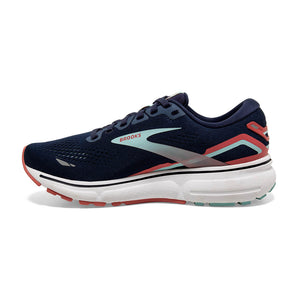 Brooks Ghost 15 (Womens) - Peacoat/Canal Blue/Rose