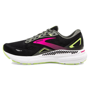 Adrenaline GTS 23 (Womens) - Black/Gunmetal/Sharp Green - RunActive