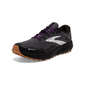 Brooks Divide 4 Goretex (Women's) - Black/Blackened Pearl/Purple