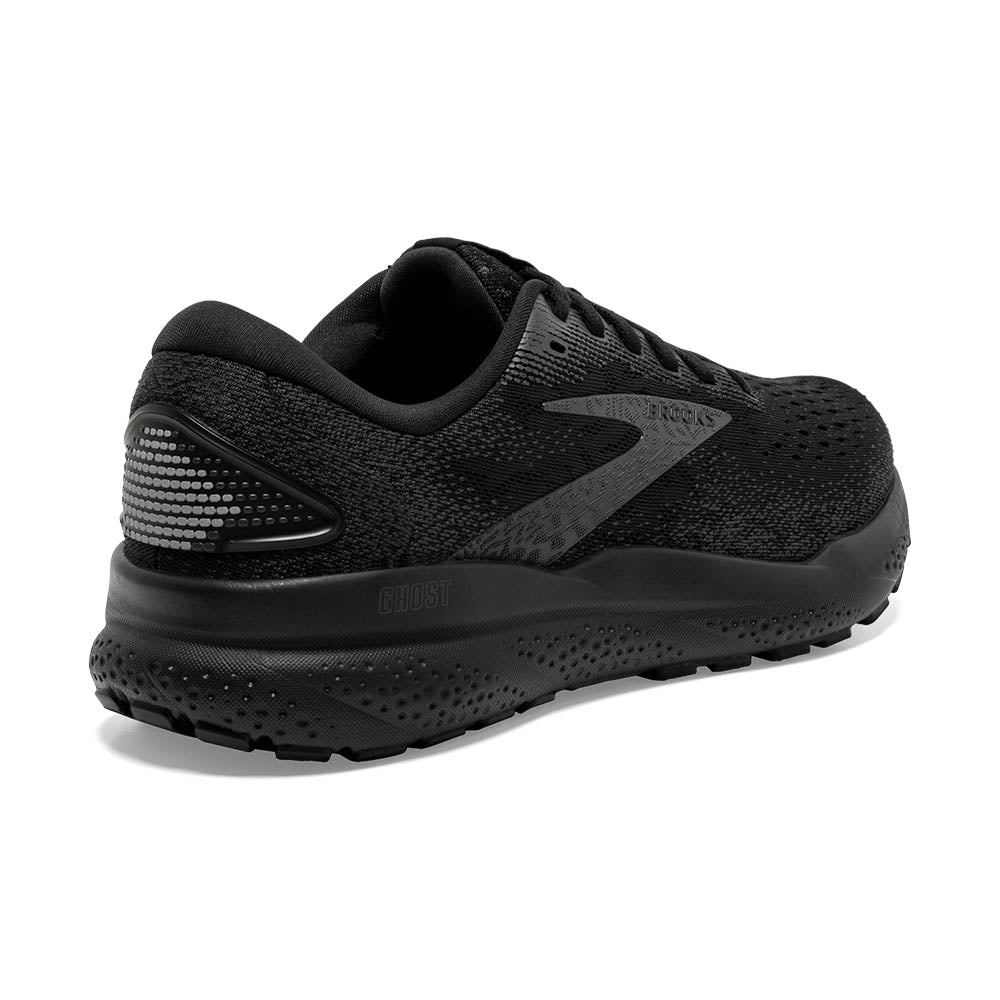 Brooks Ghost 16 Wide (Womens) - Black/Black/Ebony