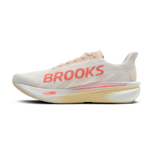 Brooks Hyperion GTS 2 (Womens) - White/Peach/Coral