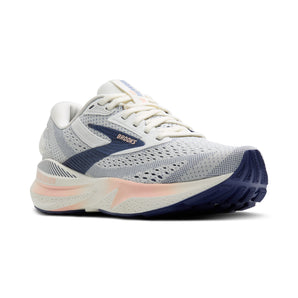 Brooks Adrenaline GTS 24 D Width (Womens) - Grey/BlueRibbon/Peach