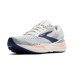 Brooks Adrenaline GTS 24 D Width (Womens) - Grey/BlueRibbon/Peach