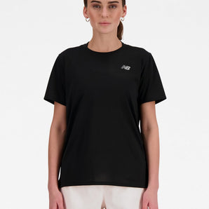 New Balance SE Poly Knit T-Shirt (Womens) - Black