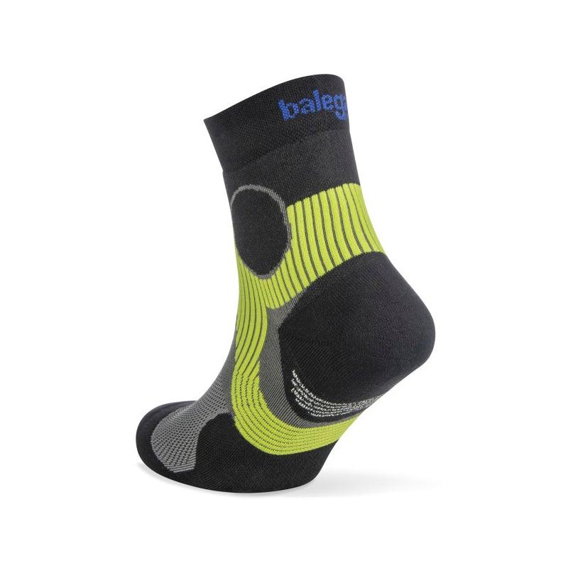 Balega Support Quarter Running Socks - Light Grey/Black
