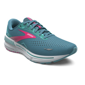 Brooks Adrenaline GTS 23 (Womens) - Storm Blue/Pink/Aqua