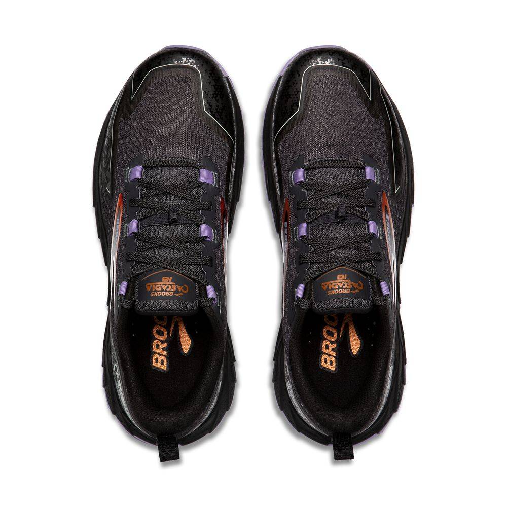 Brooks Cascadia 18 (Womens) - Ebony/Sweet Lavender/Copper