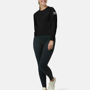 Gym+Coffee Chill Crew (Womens) - Black