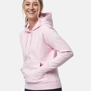 Gym+Coffee Chill Pullover Hoodie (Womens) -  Baby Pink