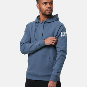 Gym+Coffee Essential Pullover Hoodie (Mens) - Thunder Blue