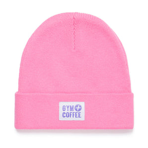 Gym+Coffe Beanie - Pink