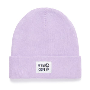 Gym+Coffe Beanie - Lilac