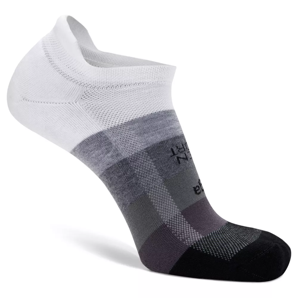 Balega Hidden Comfort Gradient Socks - White/ Asphalt