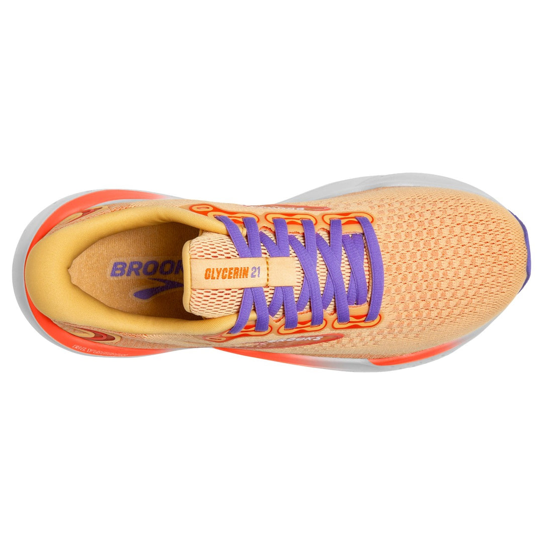 Brooks Glycerin 21 (Womens) - Sunburst/Nasturtium/Purple