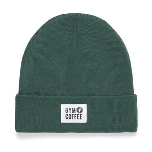 Gym+Coffee Knit Beanie - Dark Green