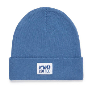 Gym+Coffee Knit Beanie - True Blue