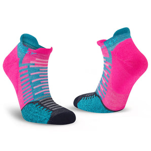 Hilly Active Socklet Min - Fluo Pink/Teal