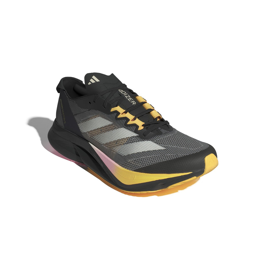 Adidas Adizero Boston 12 (Mens) - Core Black/Zero Metalic/Spark