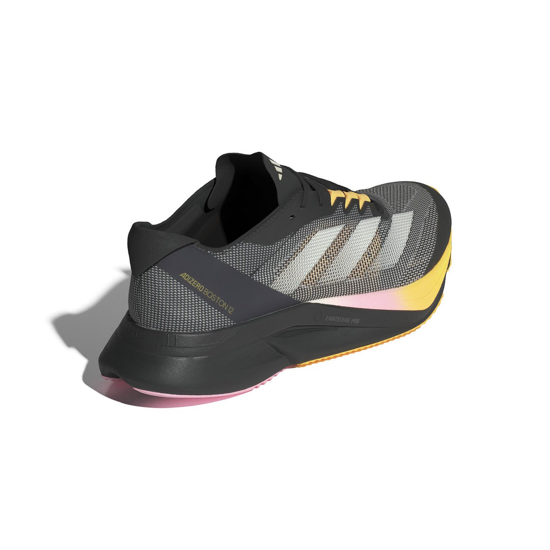 Adidas Adizero Boston 12 (Mens) - Core Black/Zero Metalic/Spark