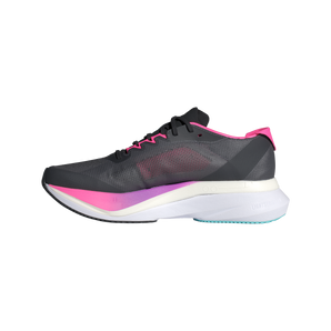 Adidas Adizero Boston 12 (Womens) - Grey Five/Crystal Jade/Lucid Pink