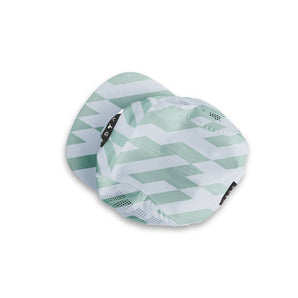 Vaga Feather Racing Cap - Electric Mint/Navy Blue