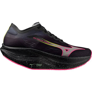 Mizuno Wave Rebellion Pro 2 (Unisex) - Black/Silver/Pink Tetra