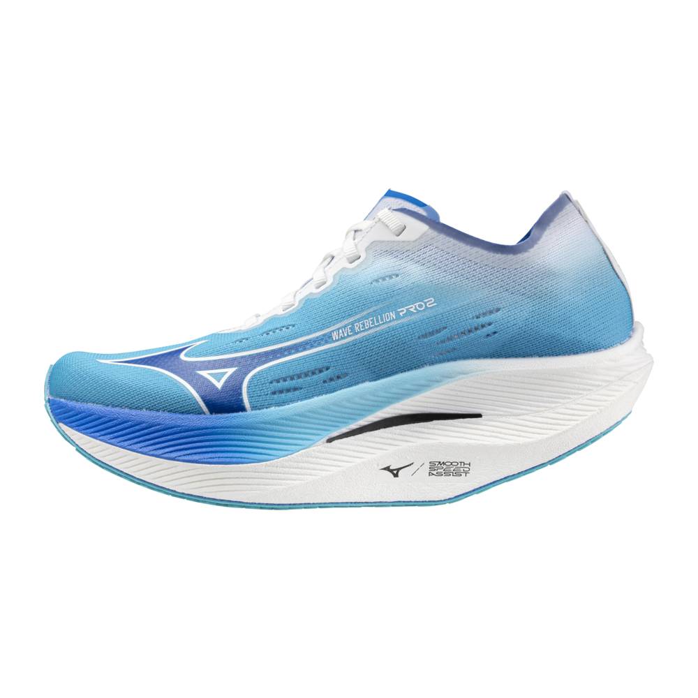 Mizuno Wave Rebellion Pro 2 (Womens) - River Blue/Mugen Blue/White