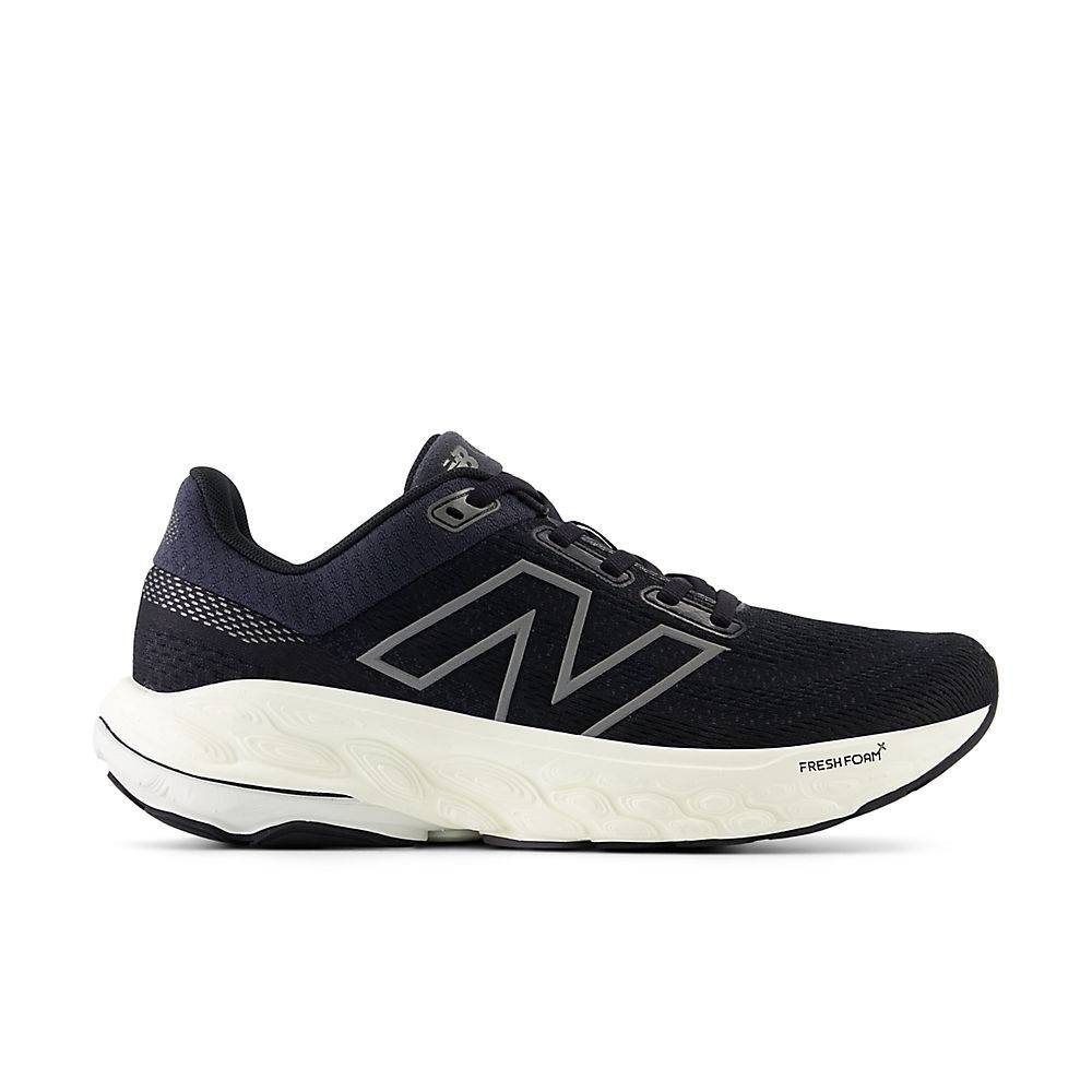 New Balance 860 v14 Wide (Womens) - Black with Phantom and Sea Salt