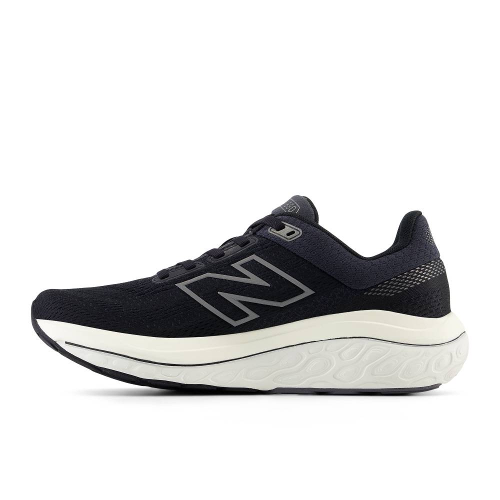 New Balance 860 v14 Wide (Womens) - Black with Phantom and Sea Salt