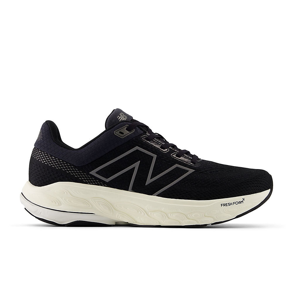 New Balance Fresh Foam X 860 v14 Wide (Mens) - Black with Phantom and Sea Salt