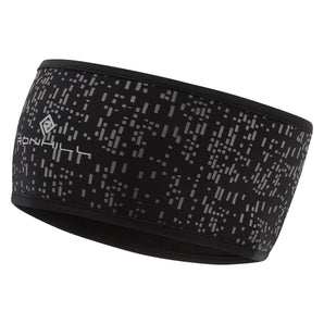 Ronhill Night Runner Headband - Black/Reflect