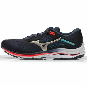 Mizuno Wave Rider 24 (Men's) - India Ink/Platinum/Blue