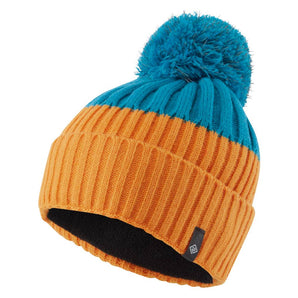 Ronhill Bobble Hat - Mango/Kingfisher