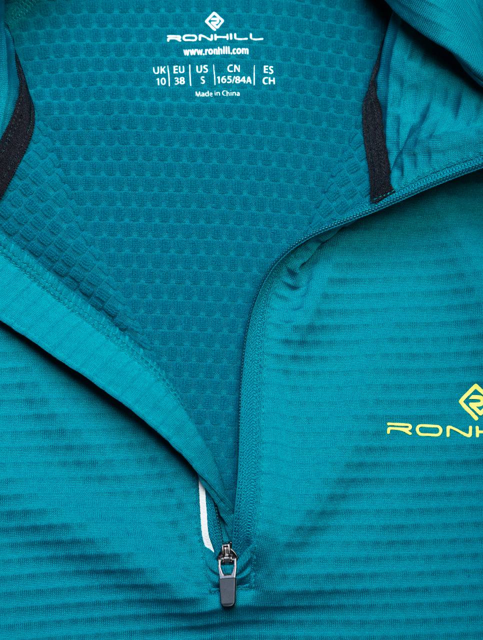 Ronhill Tech Winter Half Zip (Womens) - Marine/Acid