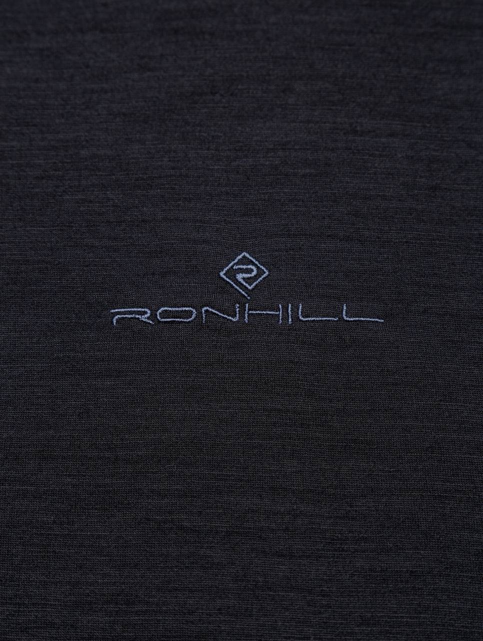 Ronhill Tech Merino Half Zip (Mens) - Black/Lake