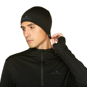 Ronhill Merino Beanie - Black/Lake