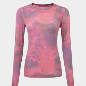 Ronhill Tech Golden Hour L/S Tee (Women’s) - Salsa